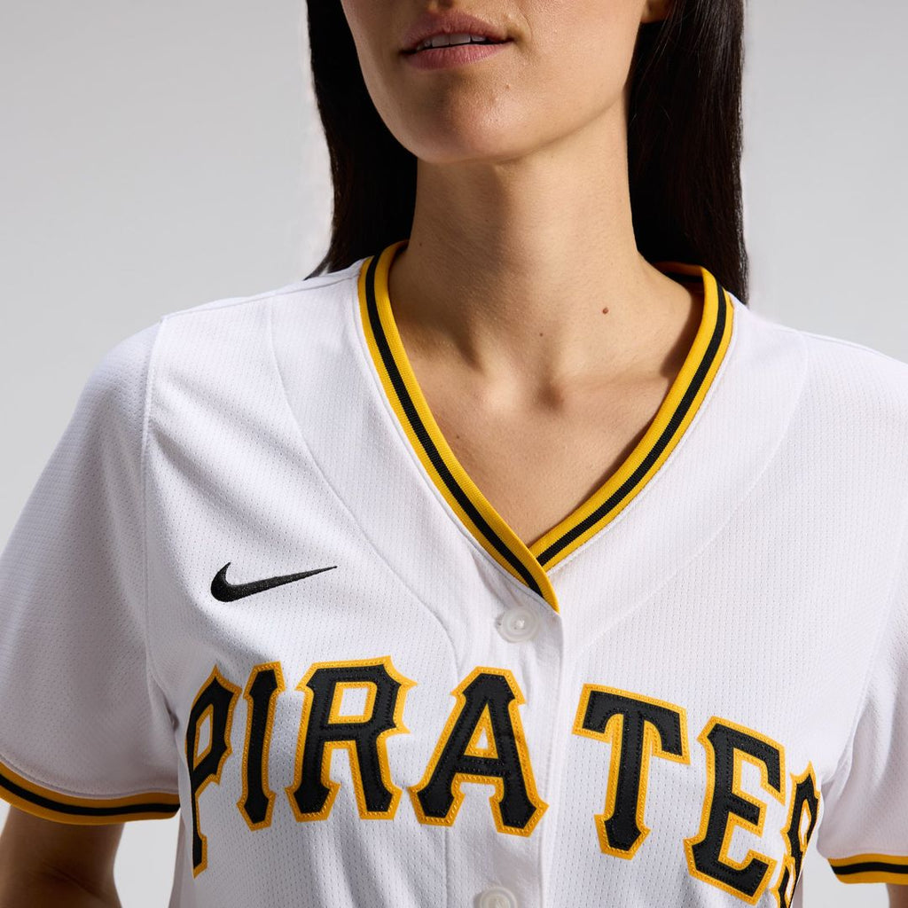 Pittsburgh Pirates Women's Home Jersey - White