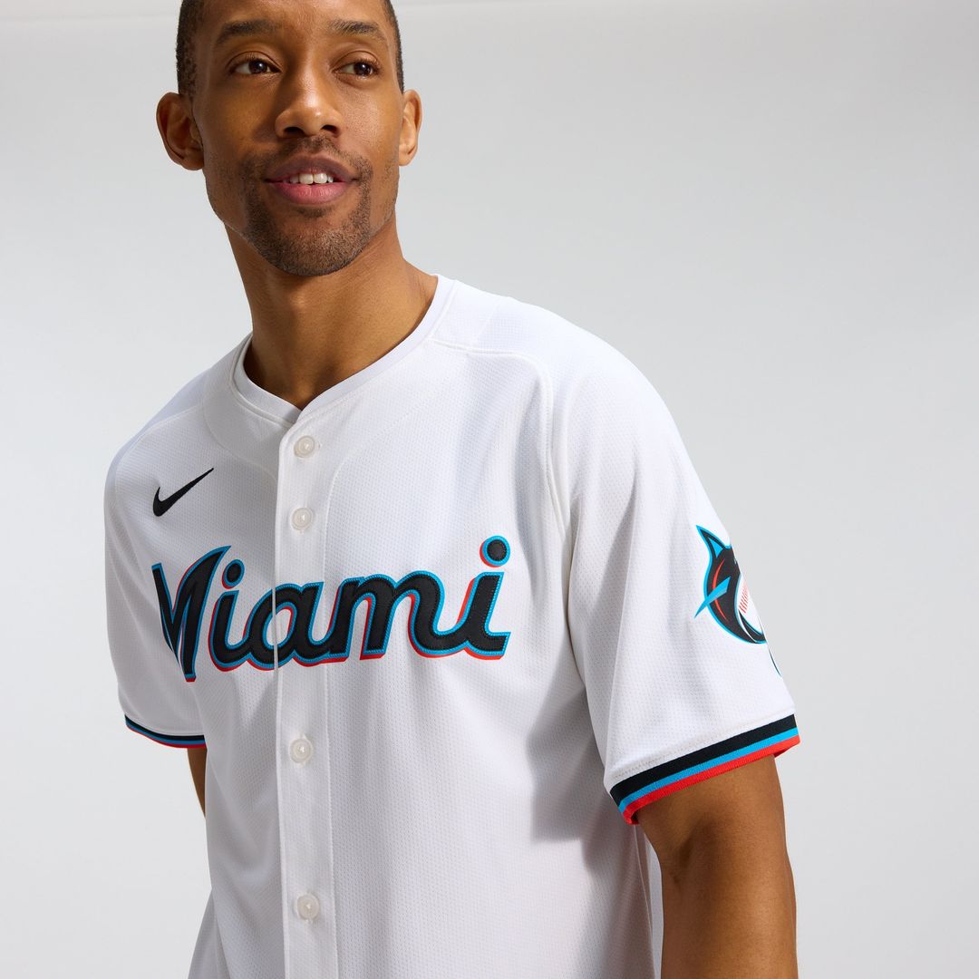 Miami Marlins Home Jersey - White