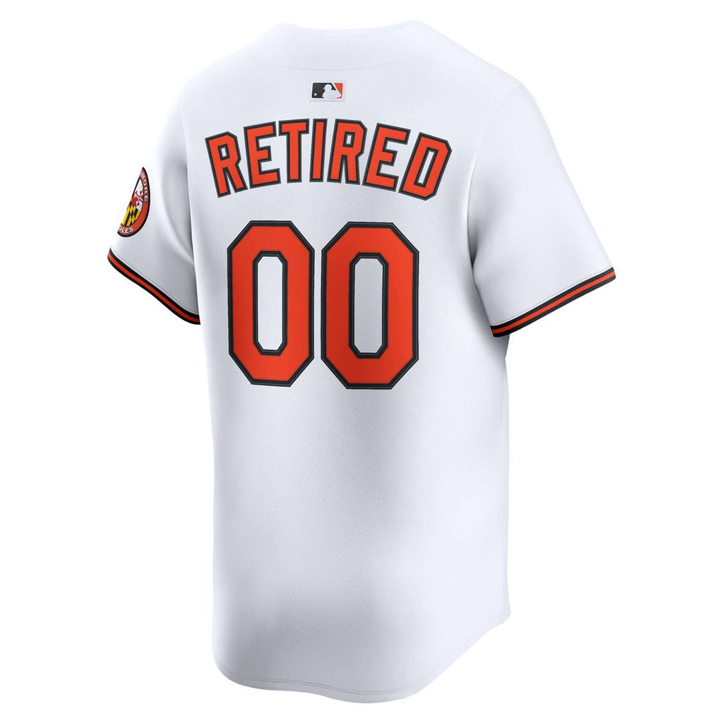 Baltimore Orioles Home Limited Pick-A-Player Retired Roster Jersey - White