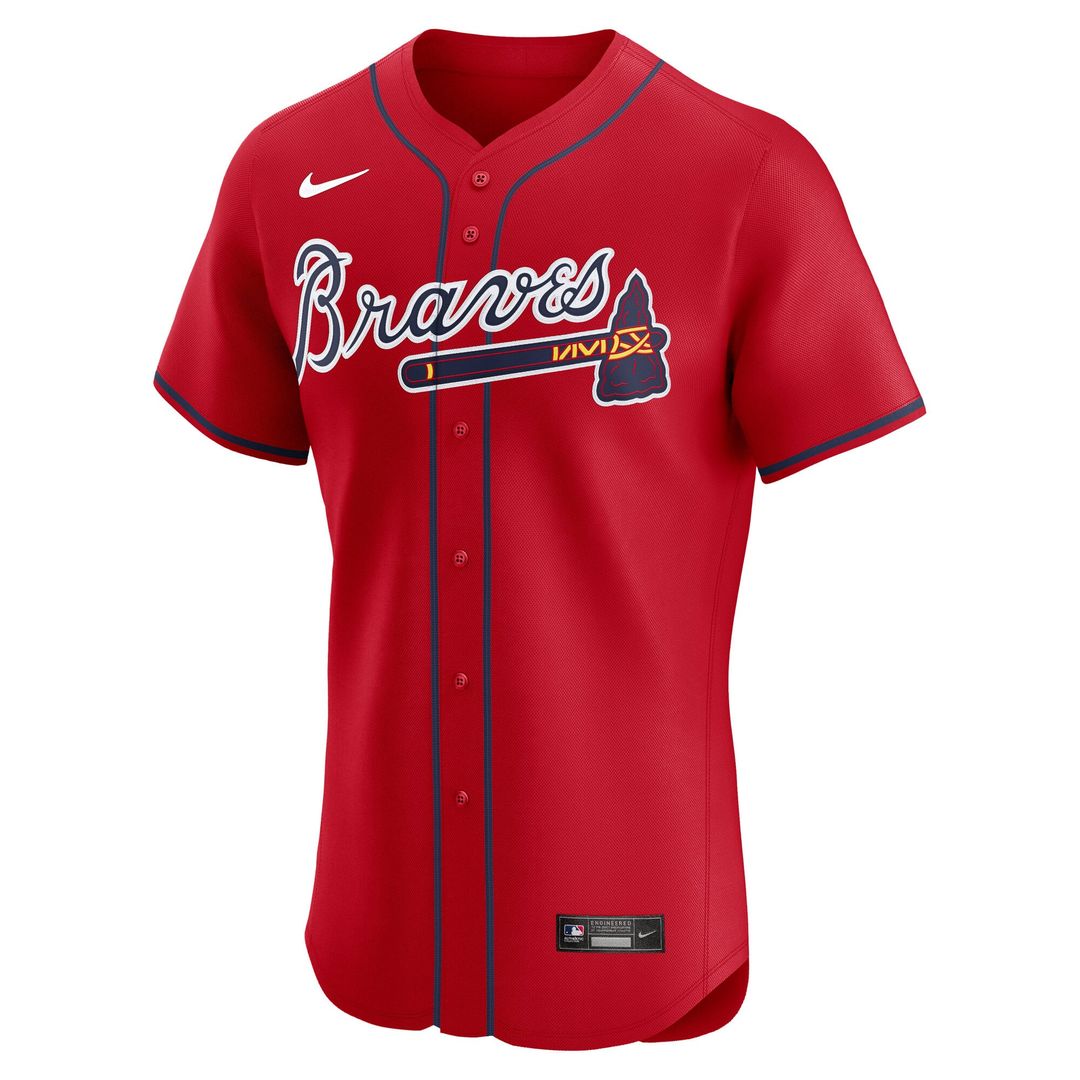 Atlanta Braves Alternate Elite Jersey - Red