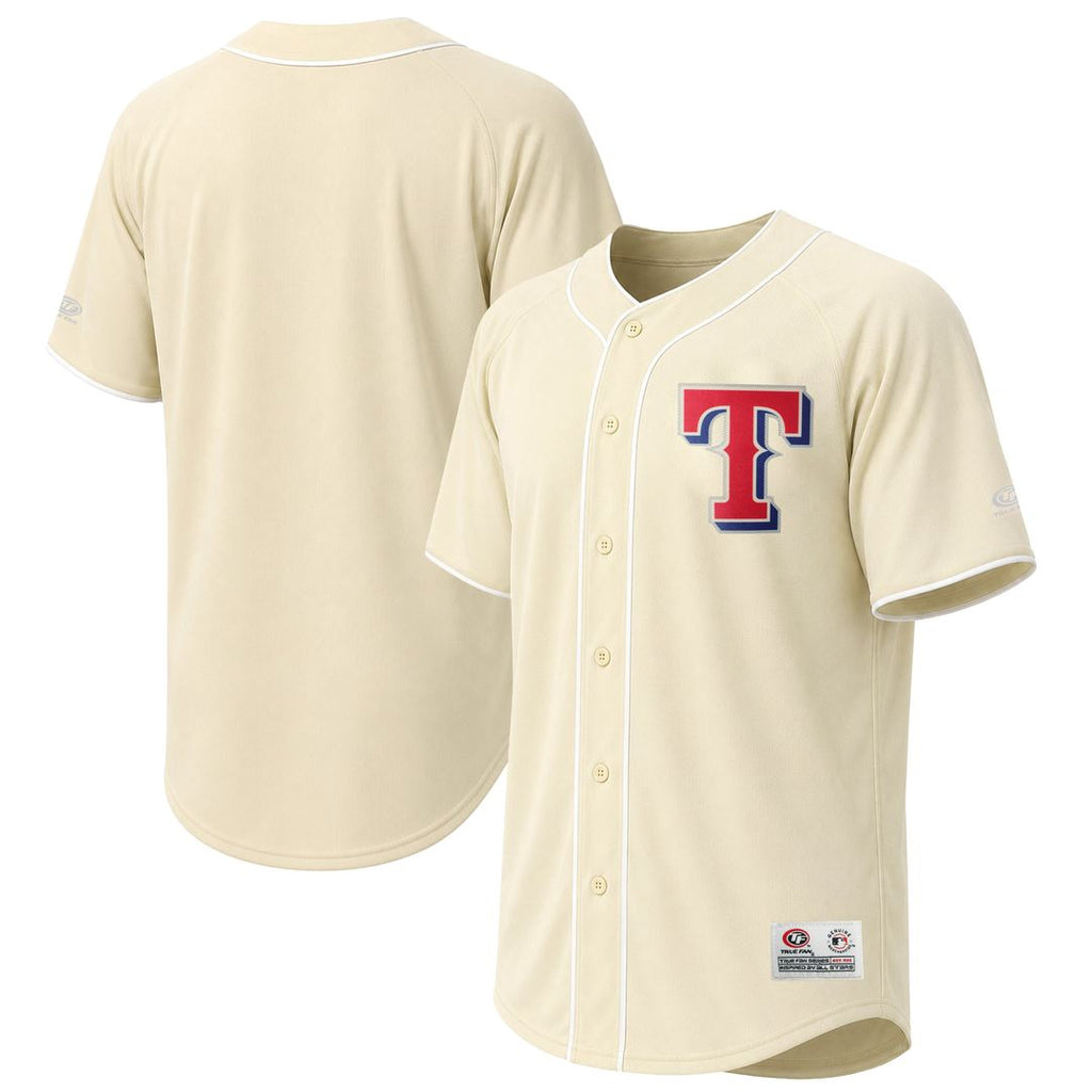 Texas Rangers Fashion Jersey - Cream