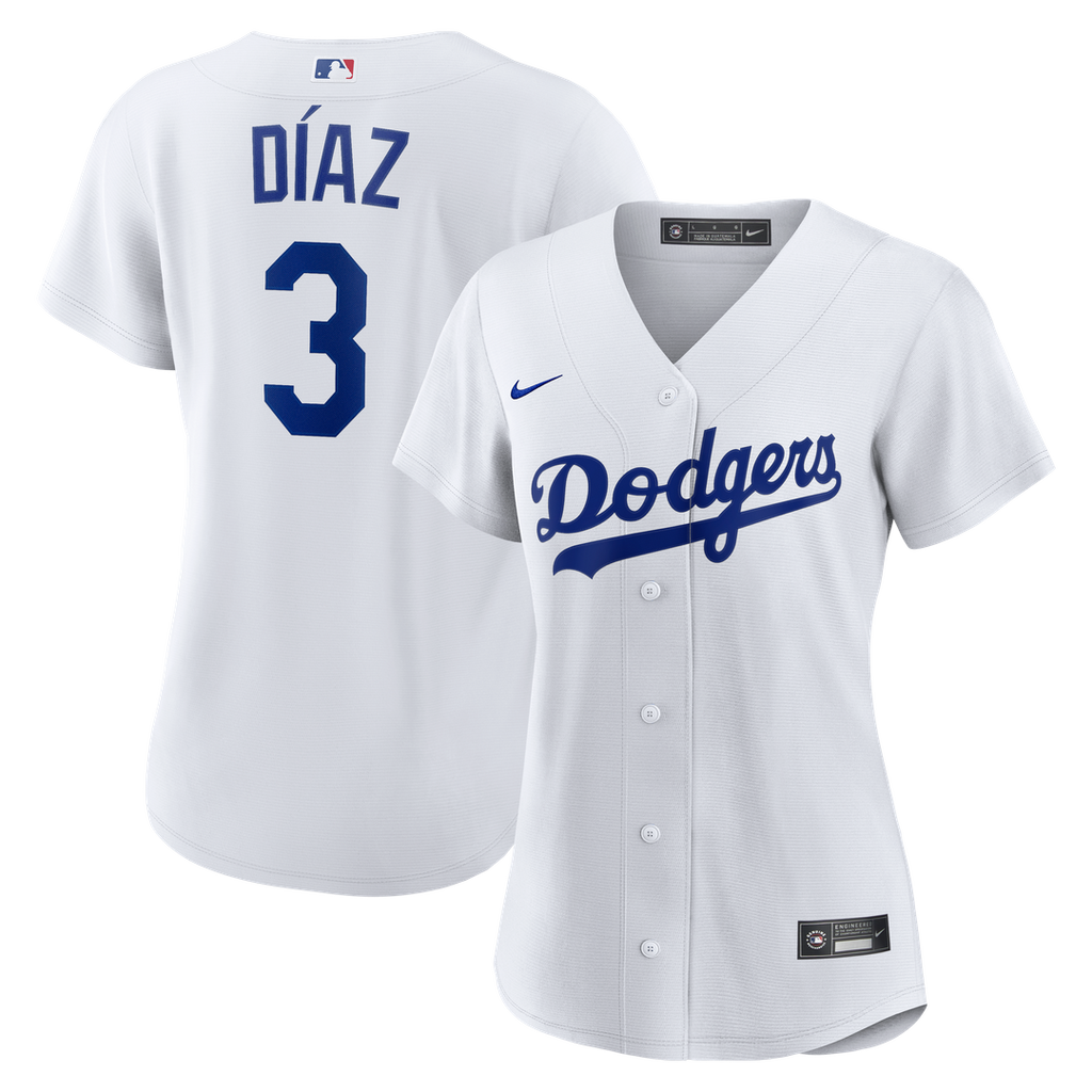 Edwin Díaz Los Angeles Dodgers Women's Home Jersey - White