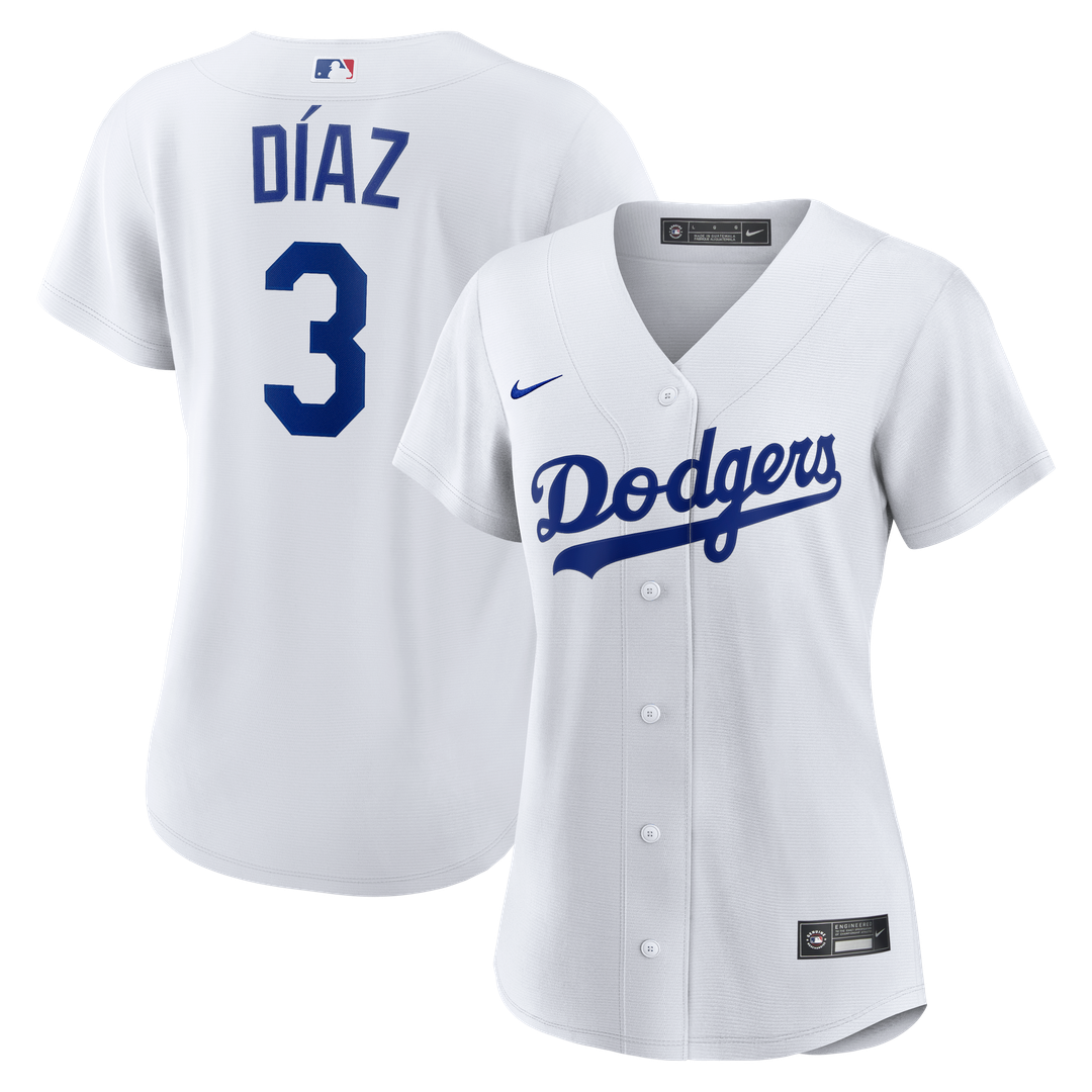 Edwin Díaz Los Angeles Dodgers Women's Home Jersey - White