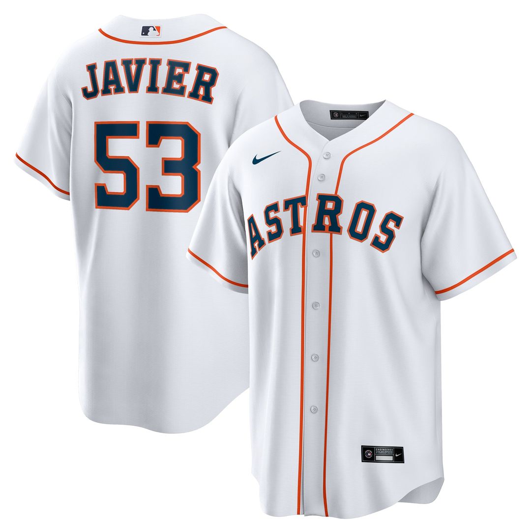 Cristian Javier Houston Astros Home Jersey - White