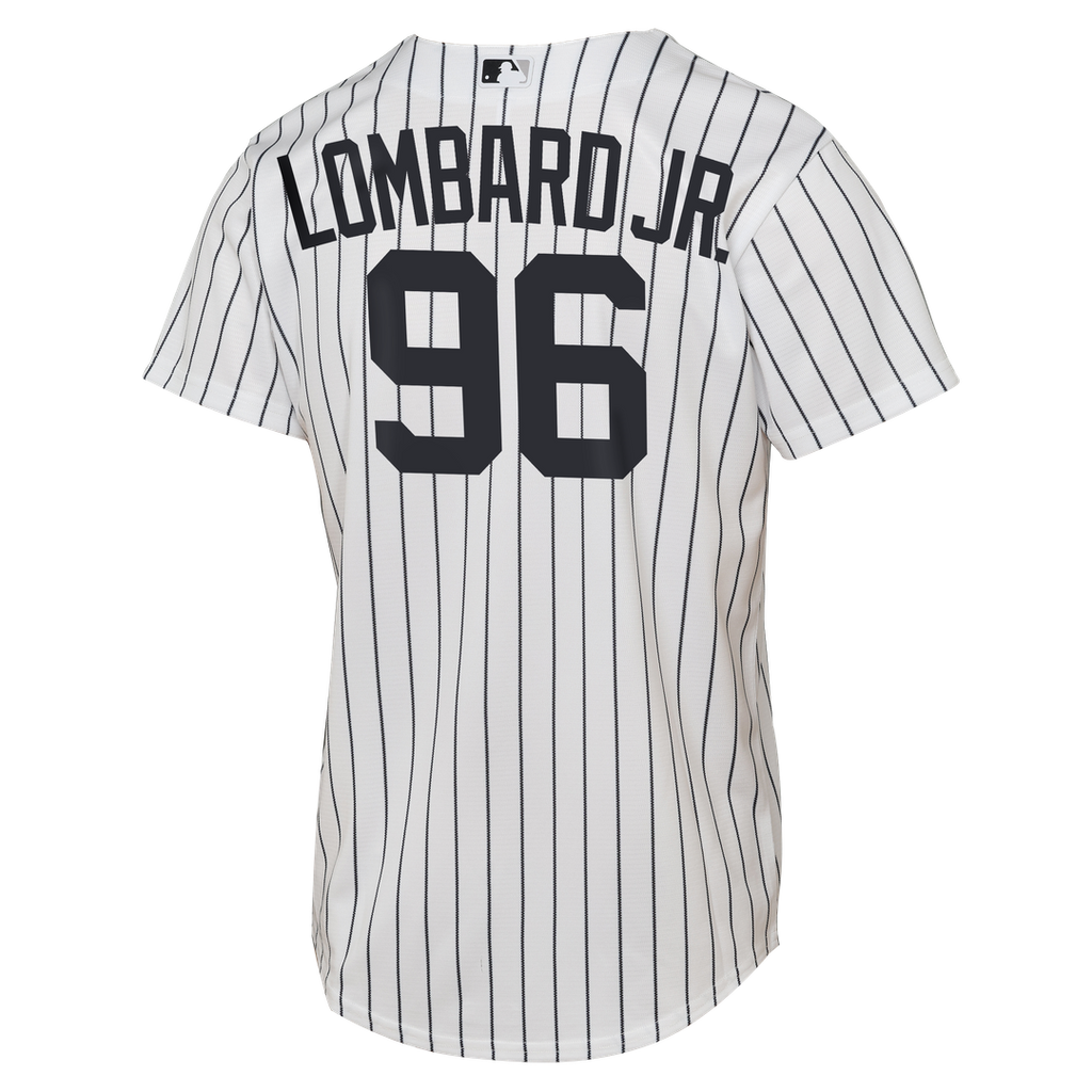 George Lombard Jr. New York Yankees Youth Home Jersey - White