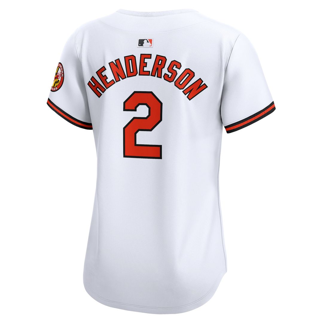 Gunnar Henderson Baltimore Orioles Women's Home Jersey - White