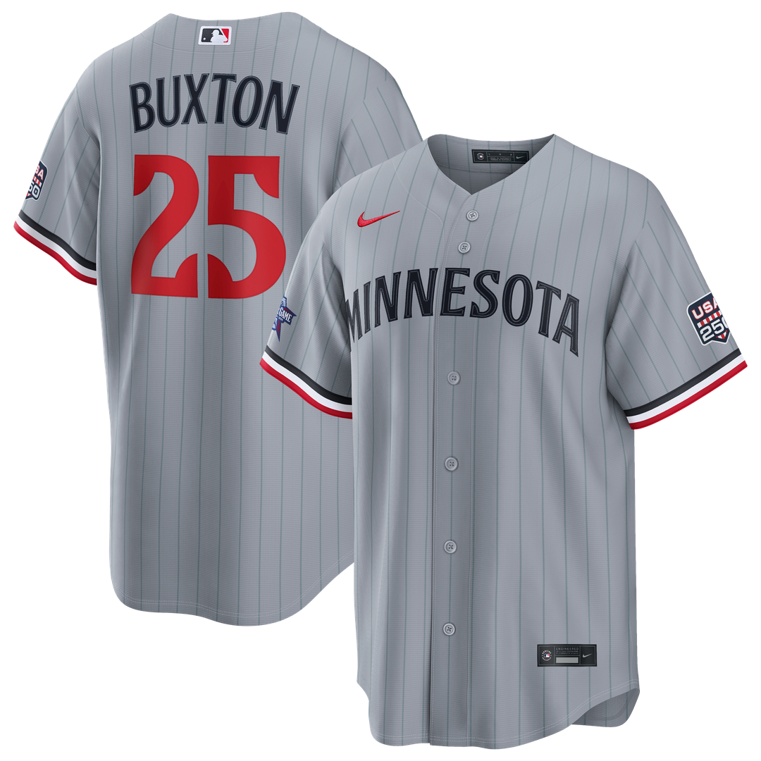 2026 All-Star Game Minnesota Twins Byron Buxton Gray Jersey