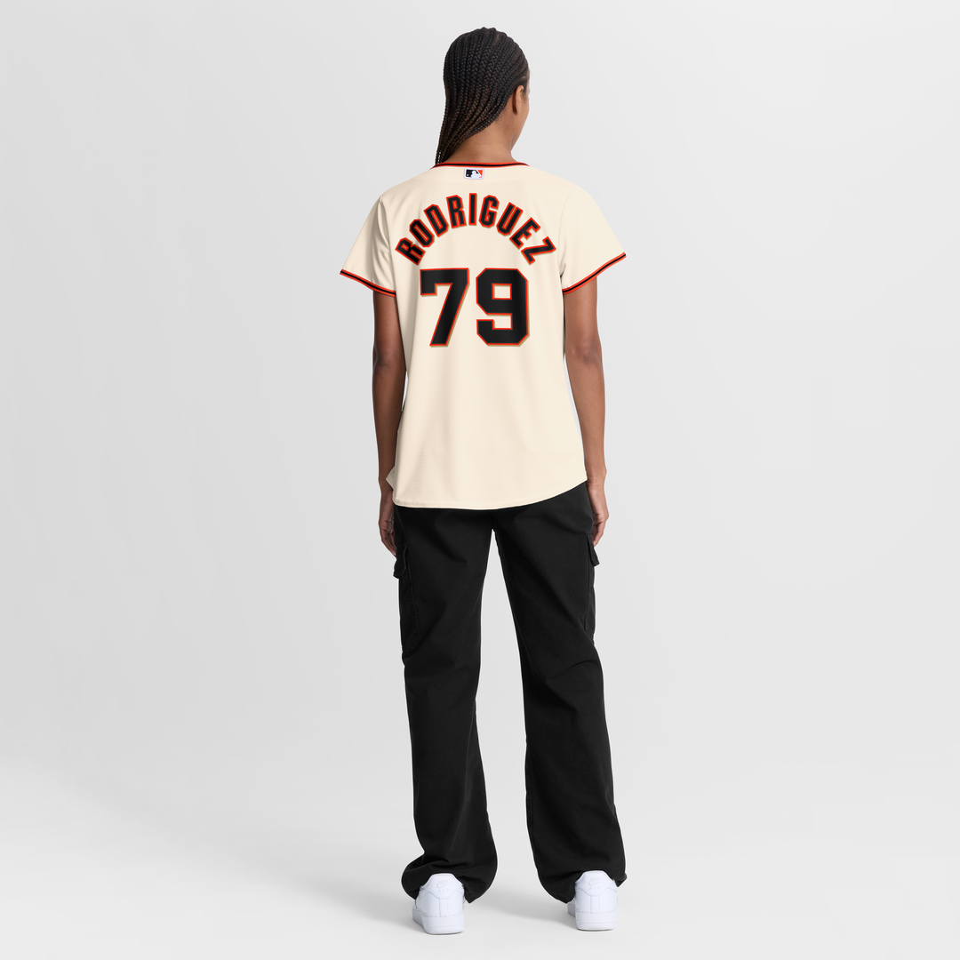 Jesus Rodriguez San Francisco Giants Women's Home Jersey - Cream
