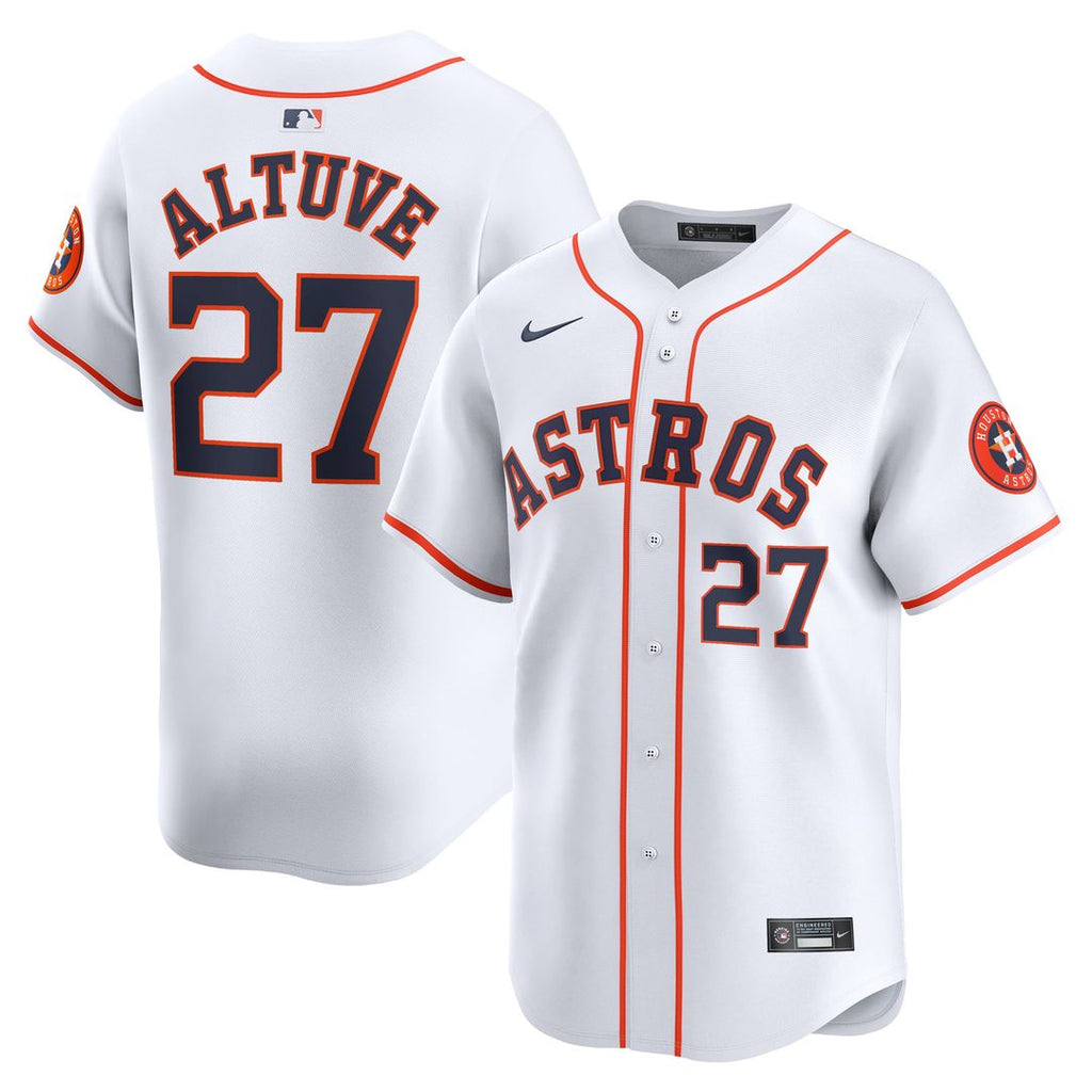 Jose Altuve Houston Astros Youth Home Jersey - White