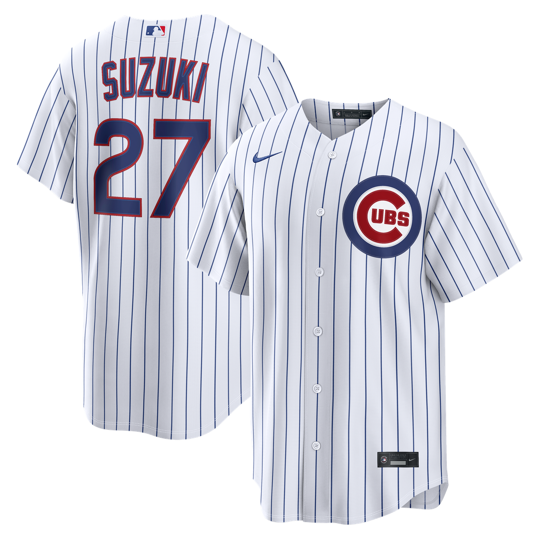 Seiya Suzuki Chicago Cubs Home Jersey - White