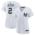 Derek Jeter New York Yankees Women's Home Retired Jersey - White