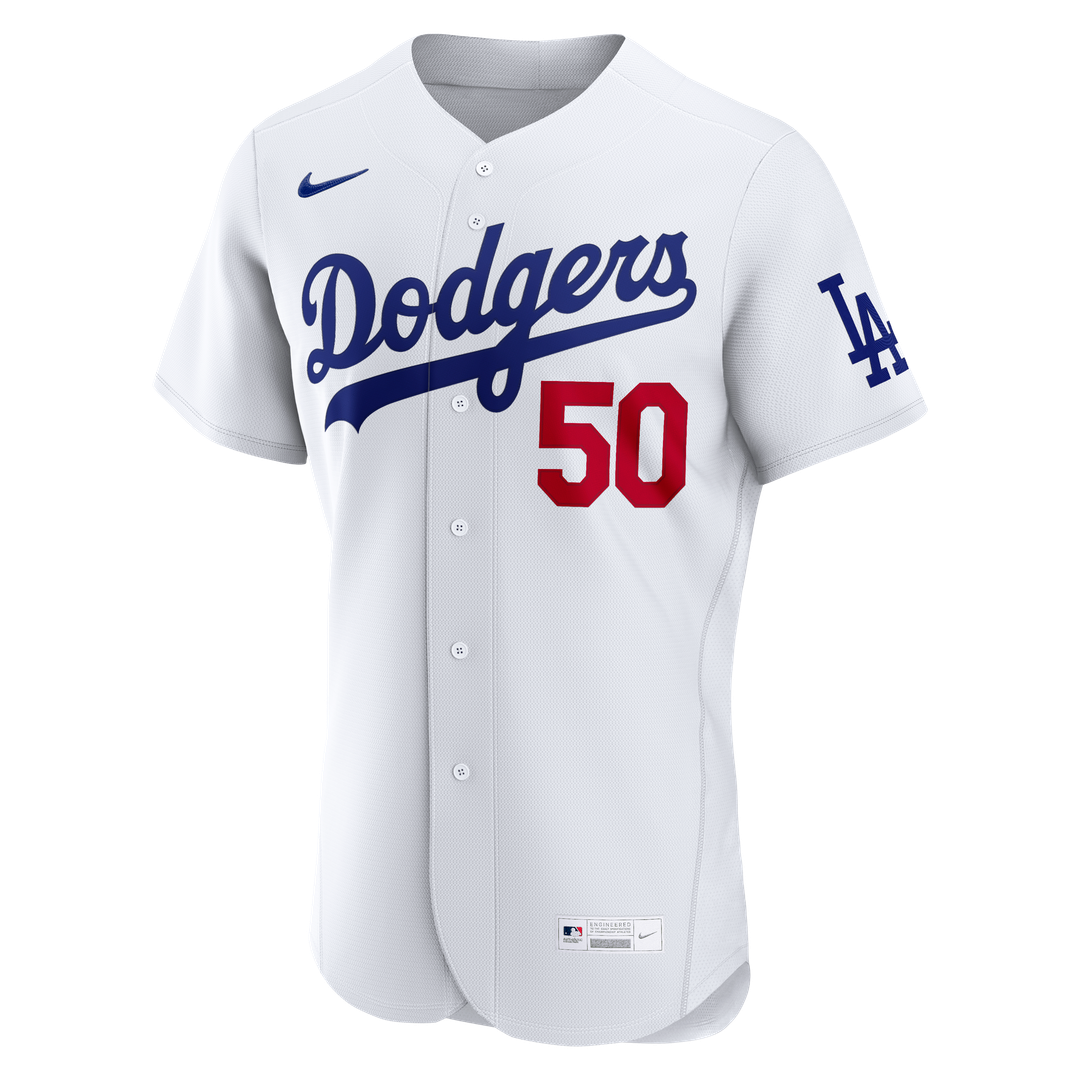 Mookie Betts Los Angeles Dodgers Home Jersey - White
