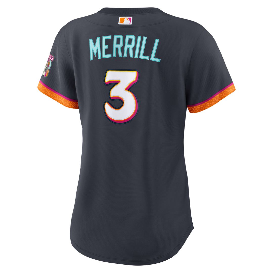 Jackson Merrill San Diego Padres Women's 2026 Jersey - Obsidian