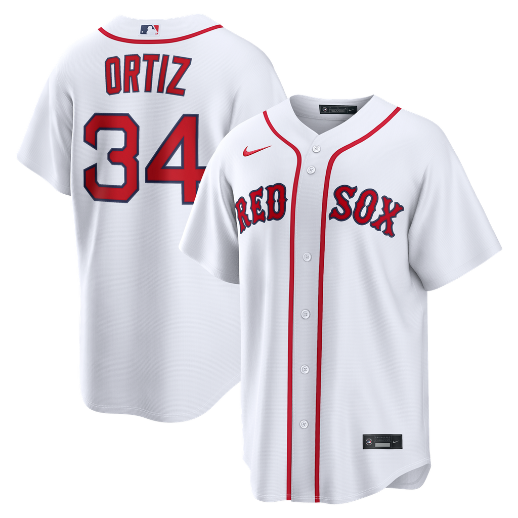 David Ortiz Boston Red Sox Jersey - White