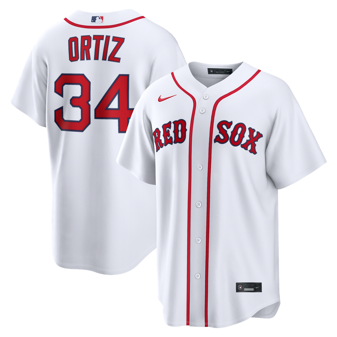 David Ortiz Boston Red Sox Jersey - White