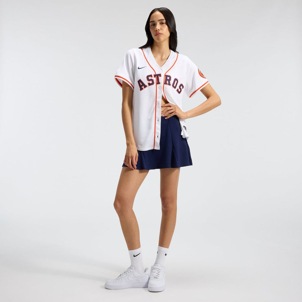 Houston Astros Women's Home Jersey - White