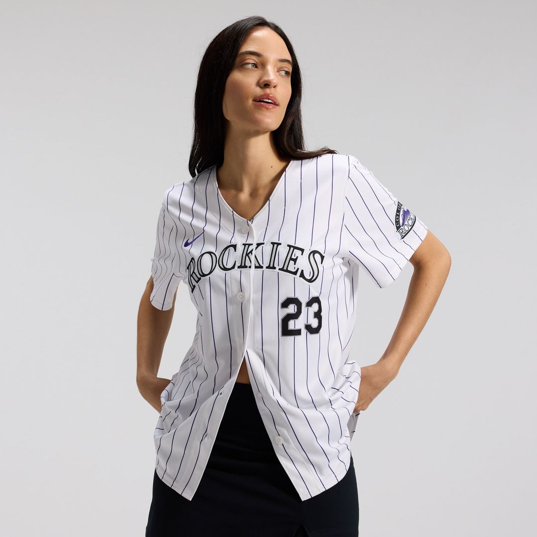 Kris Bryant Colorado Rockies Women's Home Jersey - White