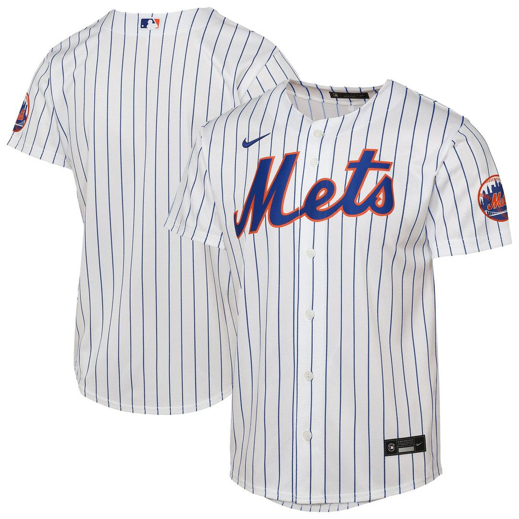 New York Mets Youth Home Jersey - White