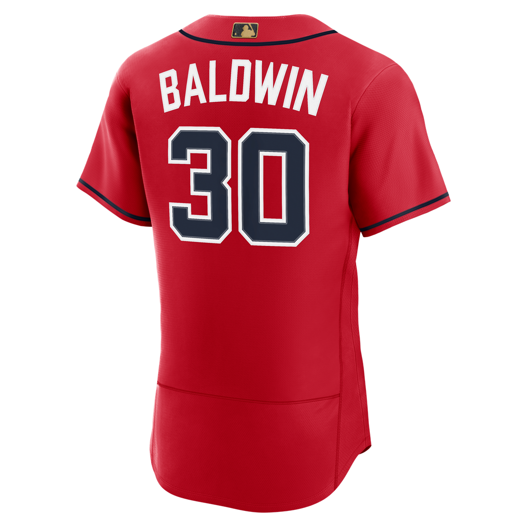 Drake Baldwin Atlanta Braves Awards Jersey - Red