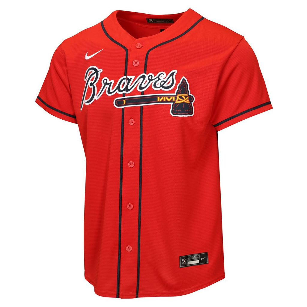 Atlanta Braves Youth Alternate Jersey - Navy