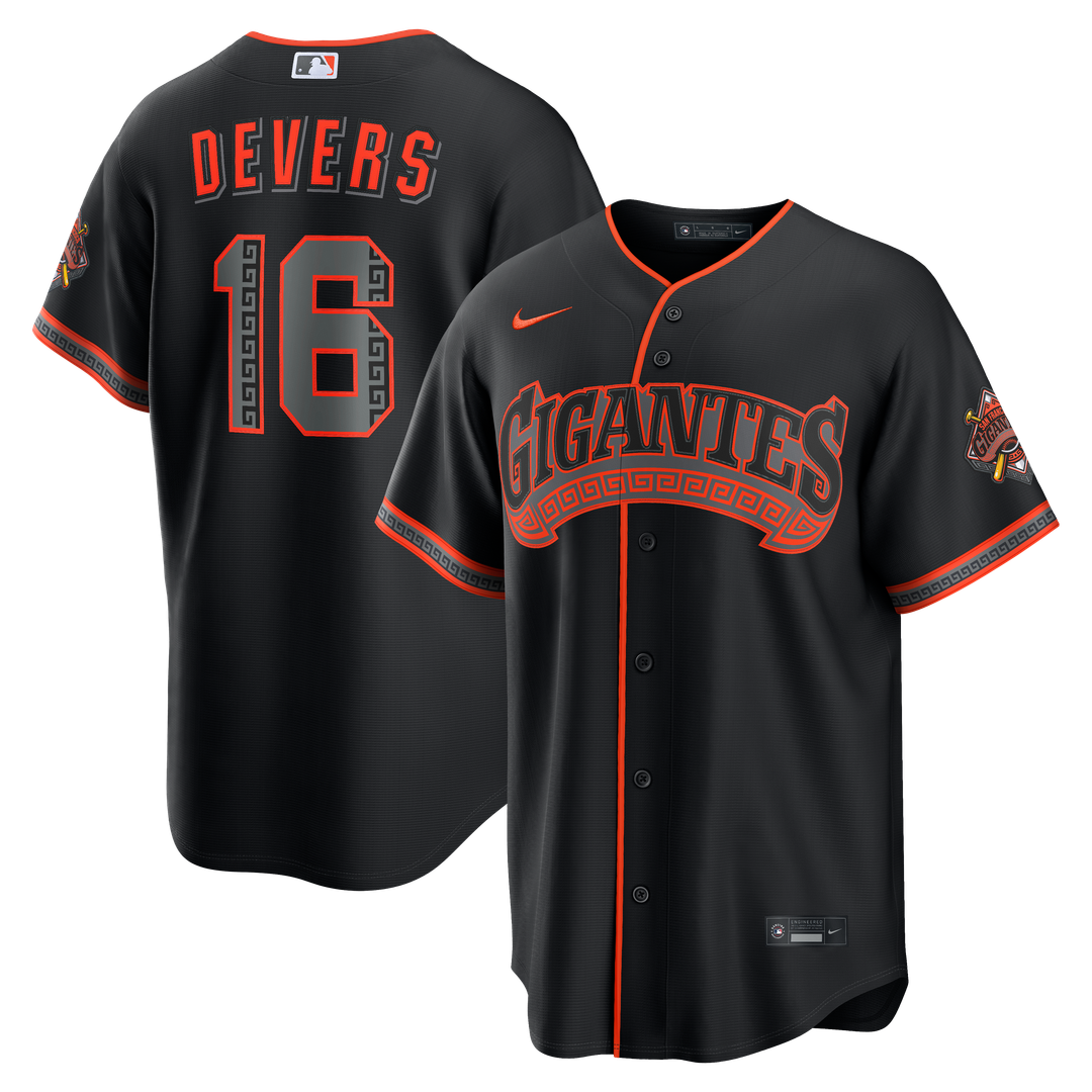 Rafael Devers San Francisco Giants Alternate Jersey - Black