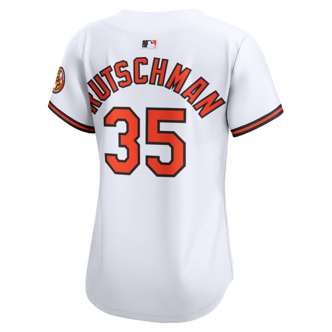 Adley Rutschman Baltimore Orioles Women's Home Jersey - White