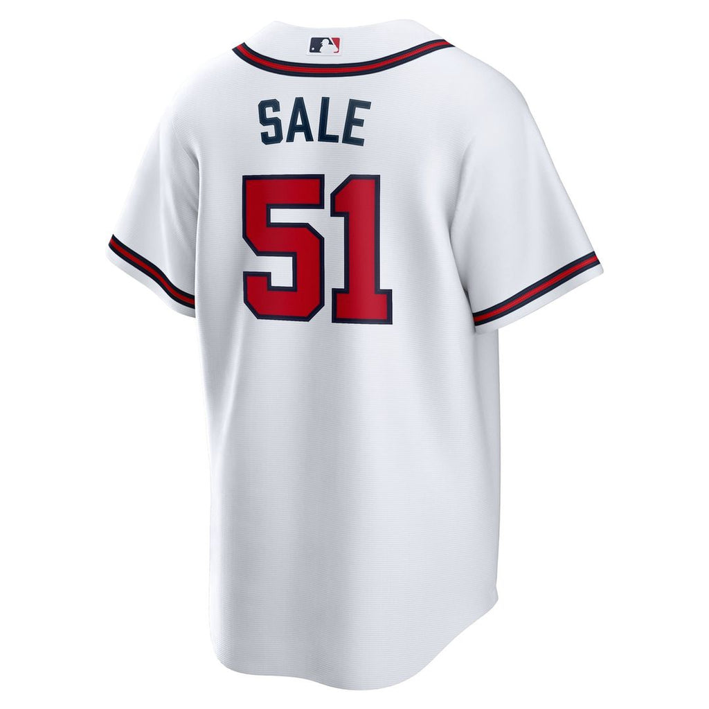 Chris Sale Atlanta Braves Home Jersey - White