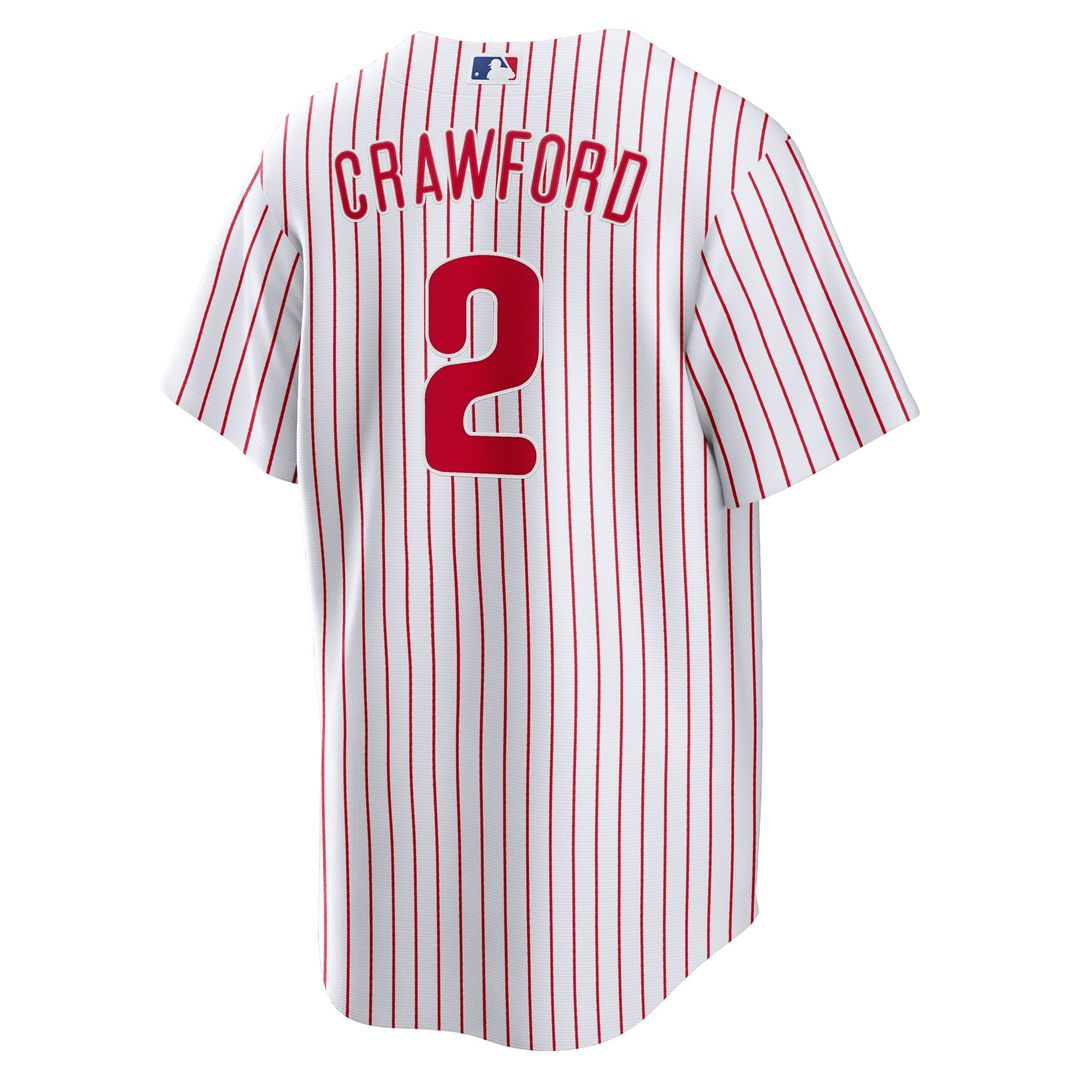 Justin Crawford Philadelphia Phillies Home Jersey - White