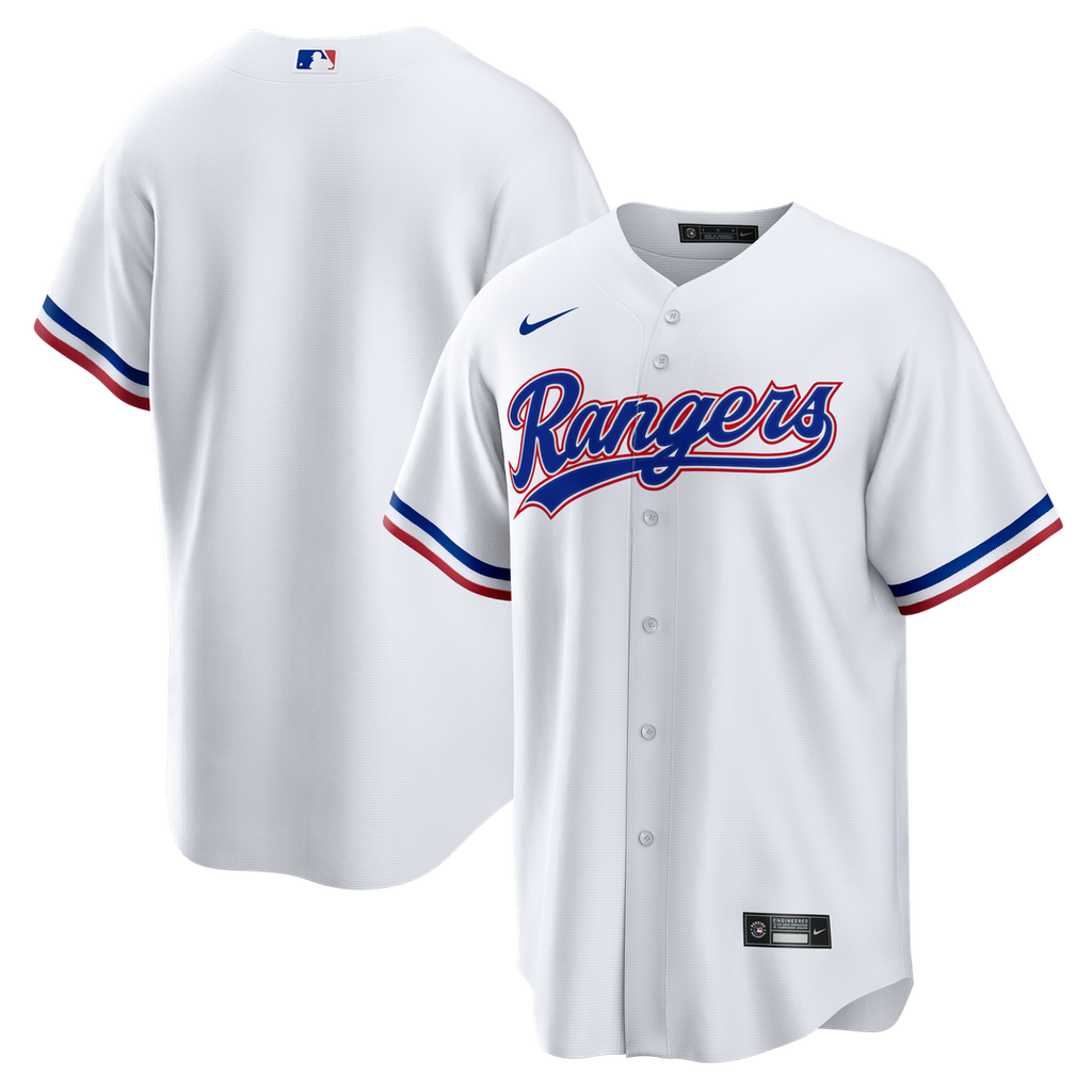 Texas Rangers Home Big & Tall Jersey - White