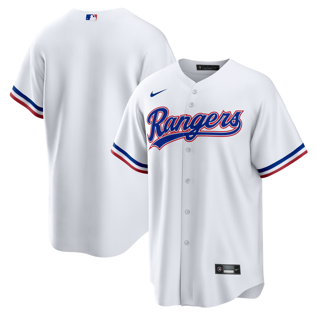 Texas Rangers Home Big & Tall Jersey - White