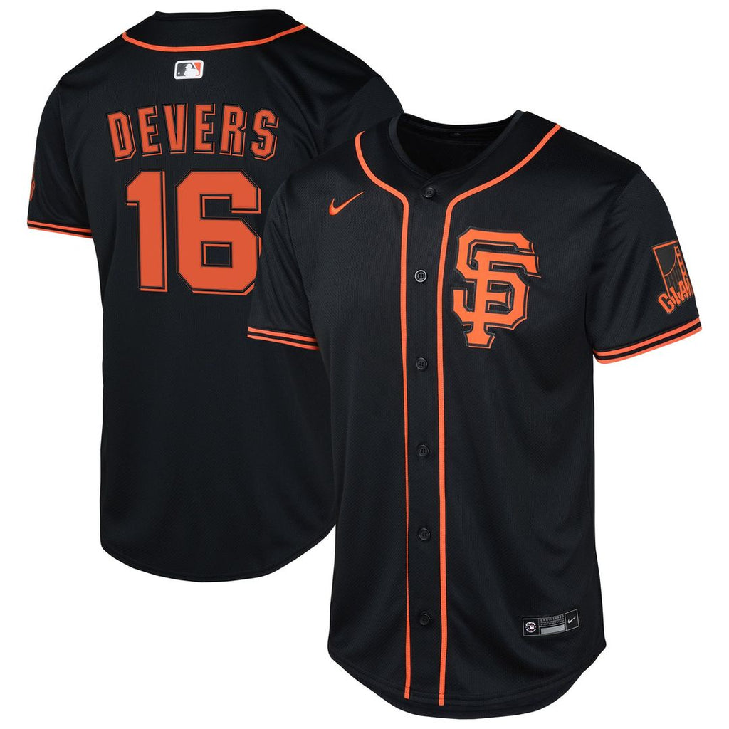 Rafael Devers San Francisco Giants Youth Jersey - Black