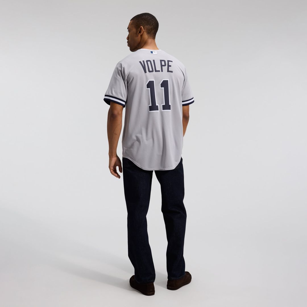 Anthony Volpe New York Yankees Road Jersey - Gray