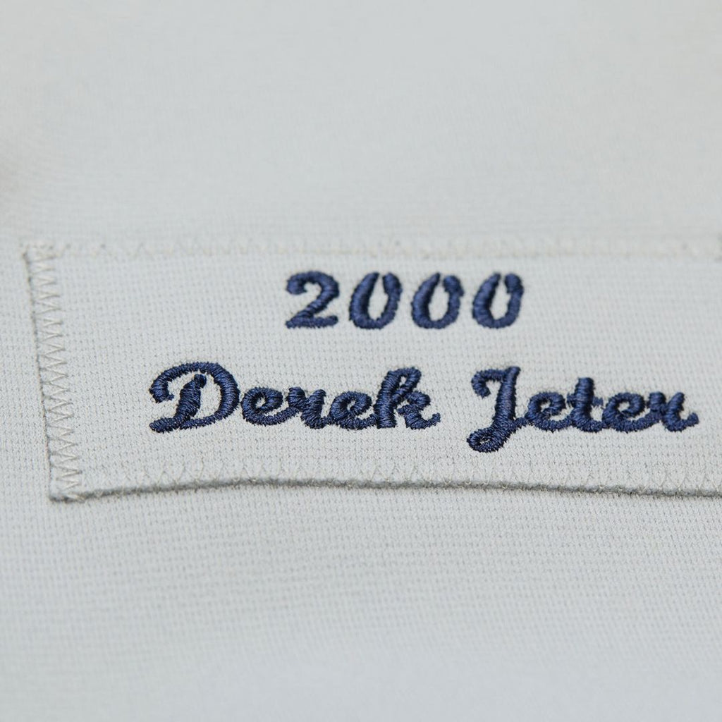 Derek Jeter New York Yankees 2000 Championship Jersey - Gray