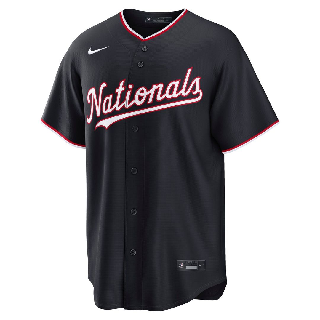 James Wood Washington Nationals Alternate Jersey - Navy