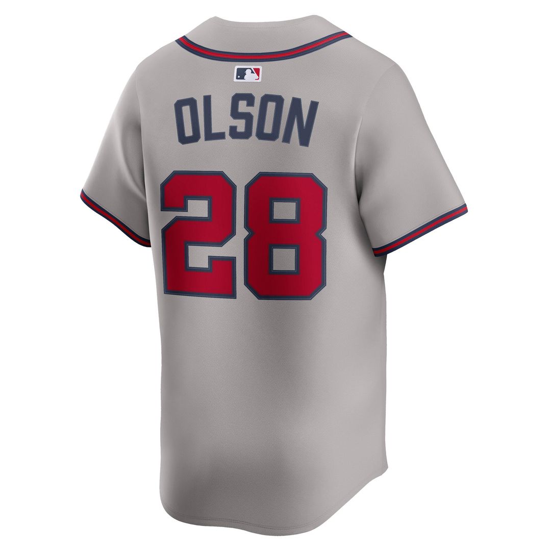 Matt Olson Atlanta Braves Road Jersey - Gray