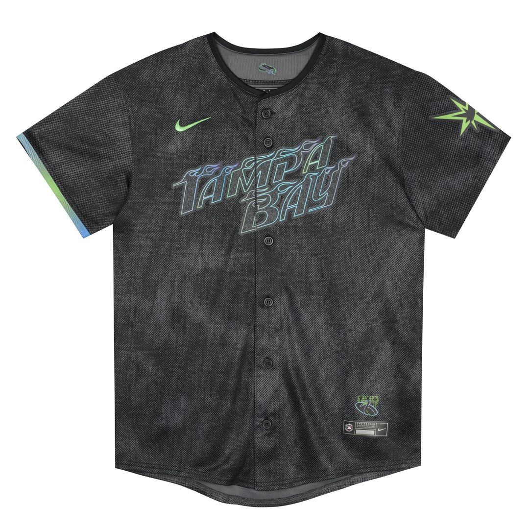Tampa Bay Rays Preschool Jersey - Black