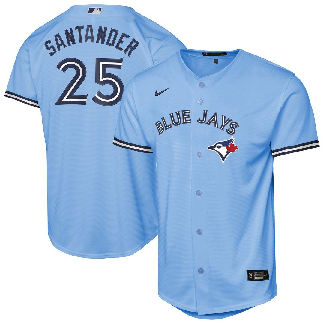 Anthony Santander Toronto Blue Jays Youth Alternate Jersey - Powder Blue