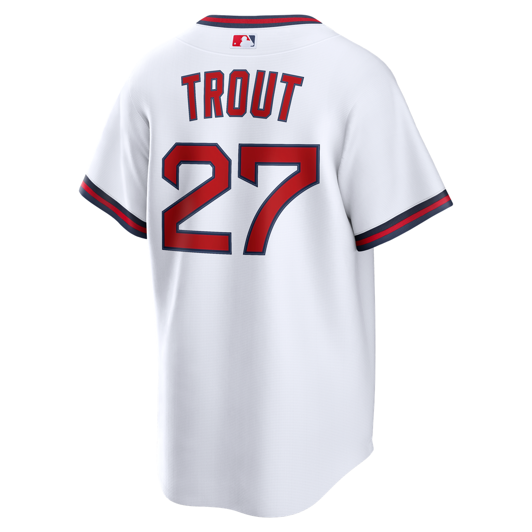 Mike Trout Los Angeles Angels Road Jersey - Gray