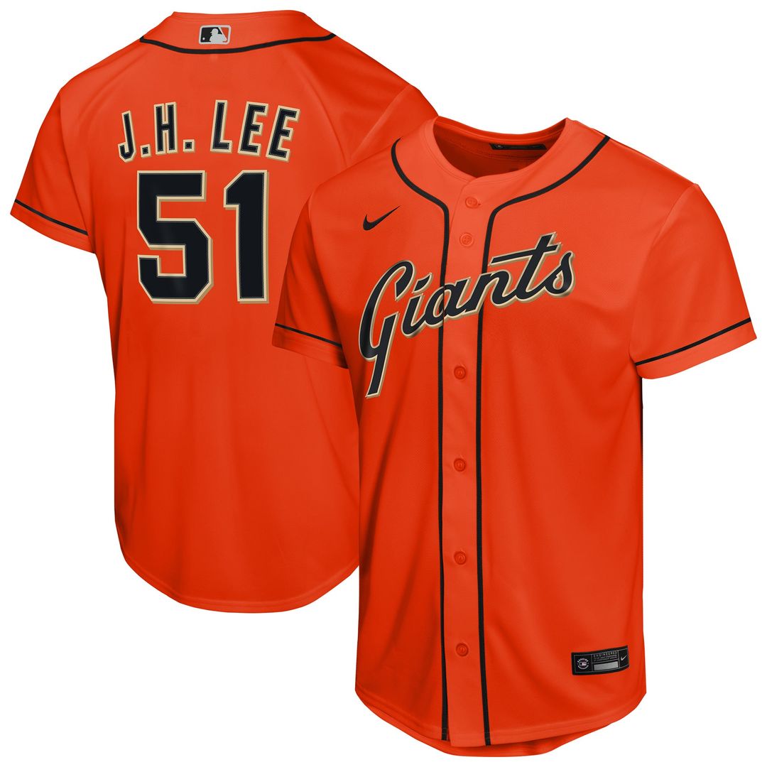 Jung Hoo Lee San Francisco Giants Youth Alternate 2 Jersey - Black