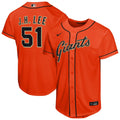 Jung Hoo Lee San Francisco Giants Youth Alternate Jersey - Orange