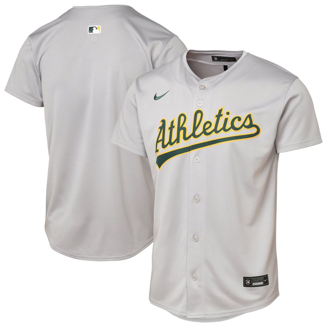 Athletics Youth Road Jersey - Gray