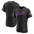 New York Mets Alternate Sponsor Patch Jersey - Black