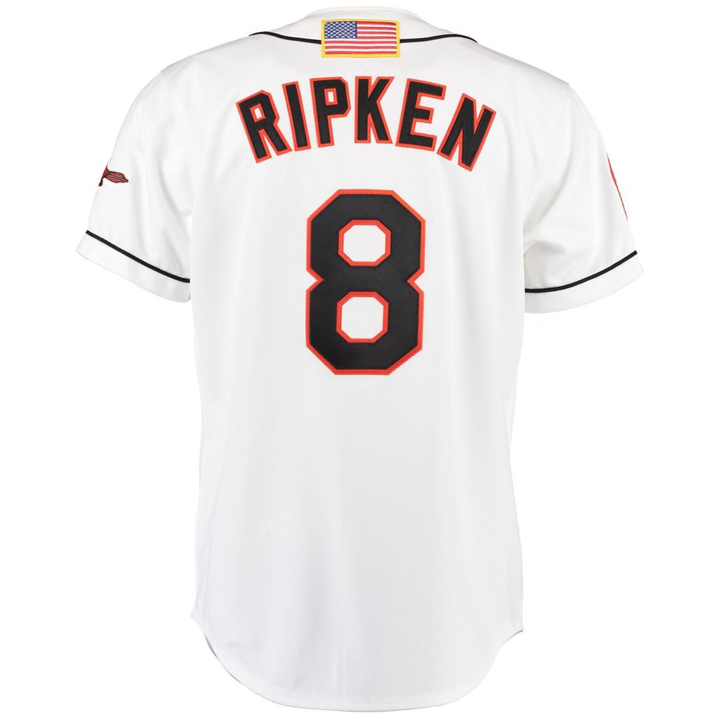 Cal Ripken Baltimore Orioles Home Jersey - White