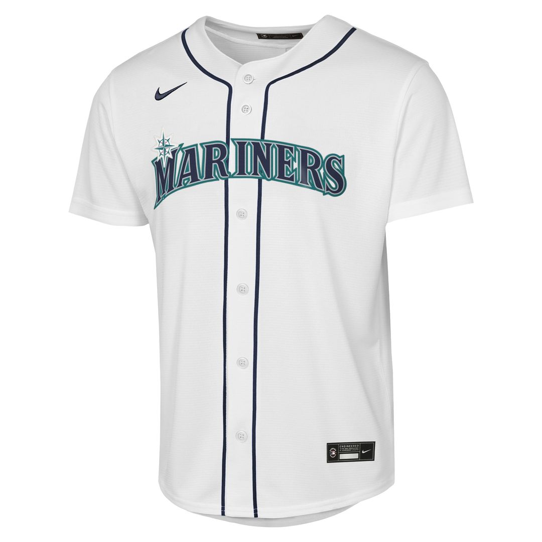 Colt Emerson Seattle Mariners Youth Home Jersey - White