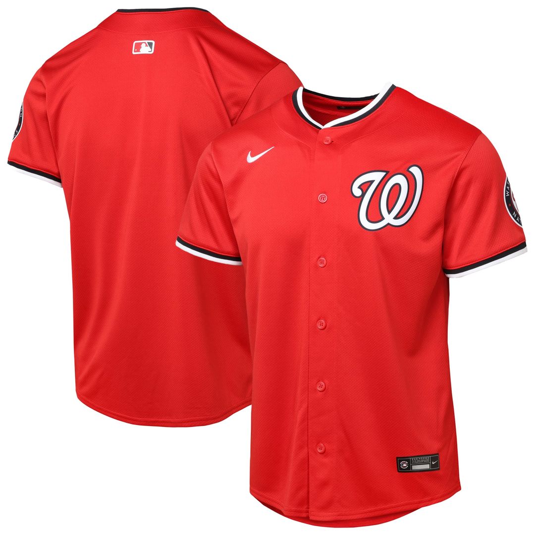 Washington Nationals Youth Alternate 2 Jersey - Red