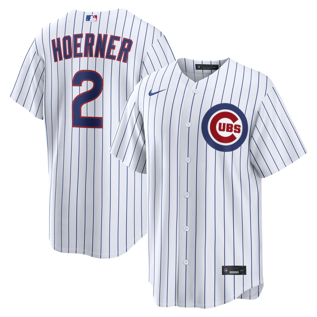 Nico Hoerner Chicago Cubs Home Jersey - White