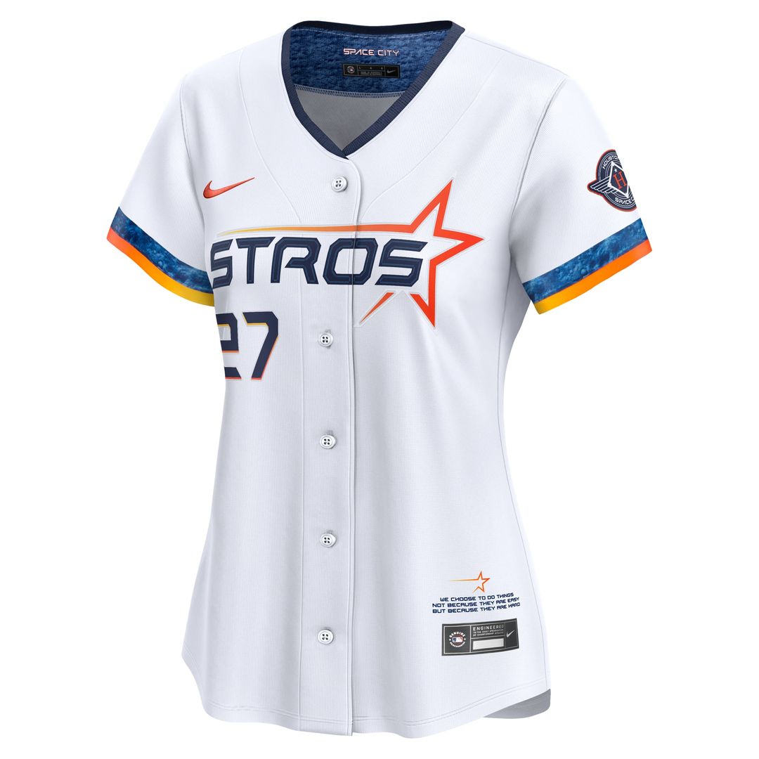 Jose Altuve Houston Astros Women's 2025 Jersey - White