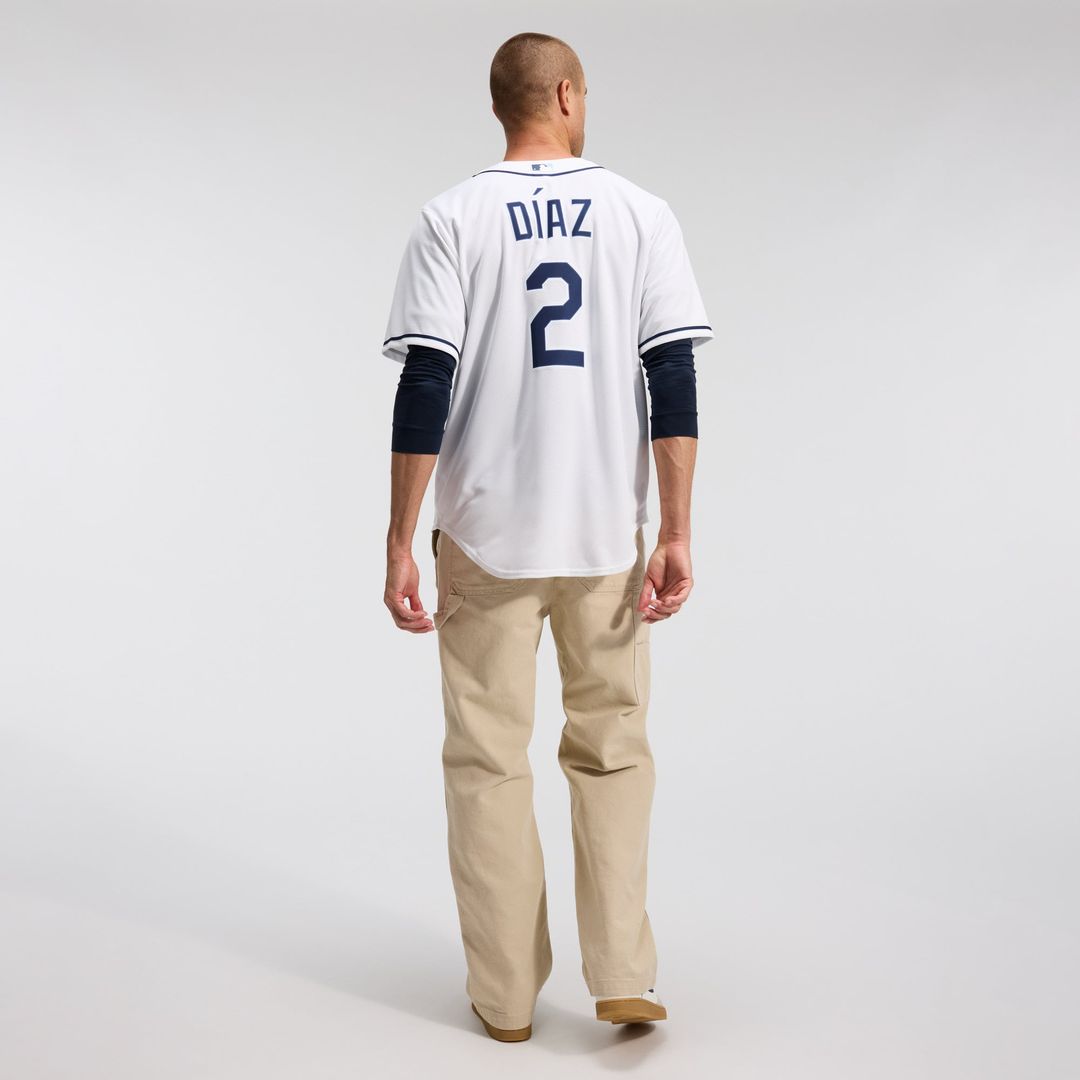 Yandy Díaz Tampa Bay Rays Home Jersey - White
