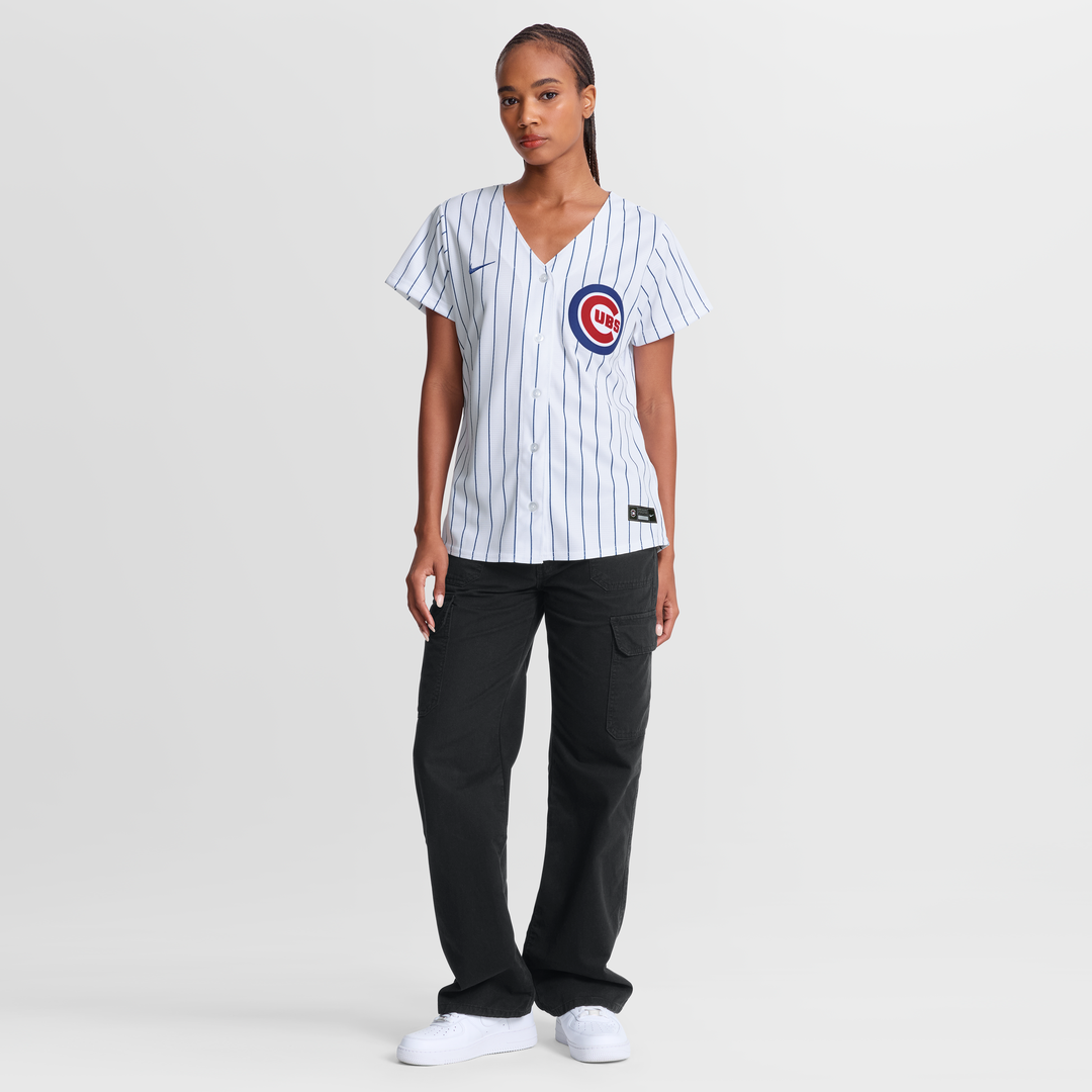 Chicago Cubs Women's Home Jersey - White