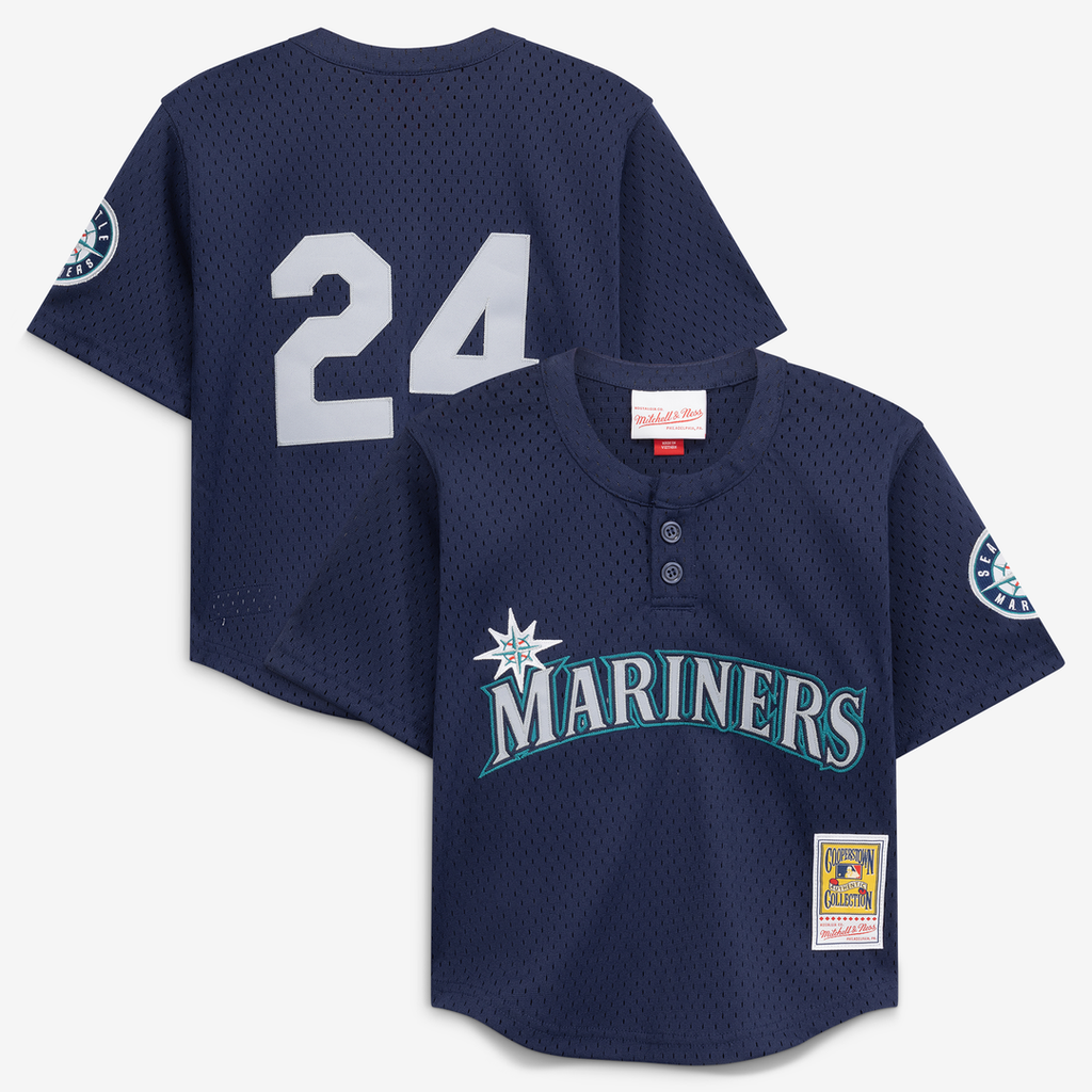 Ken Griffey Jr. Seattle Mariners Toddler Mesh Jersey - Navy